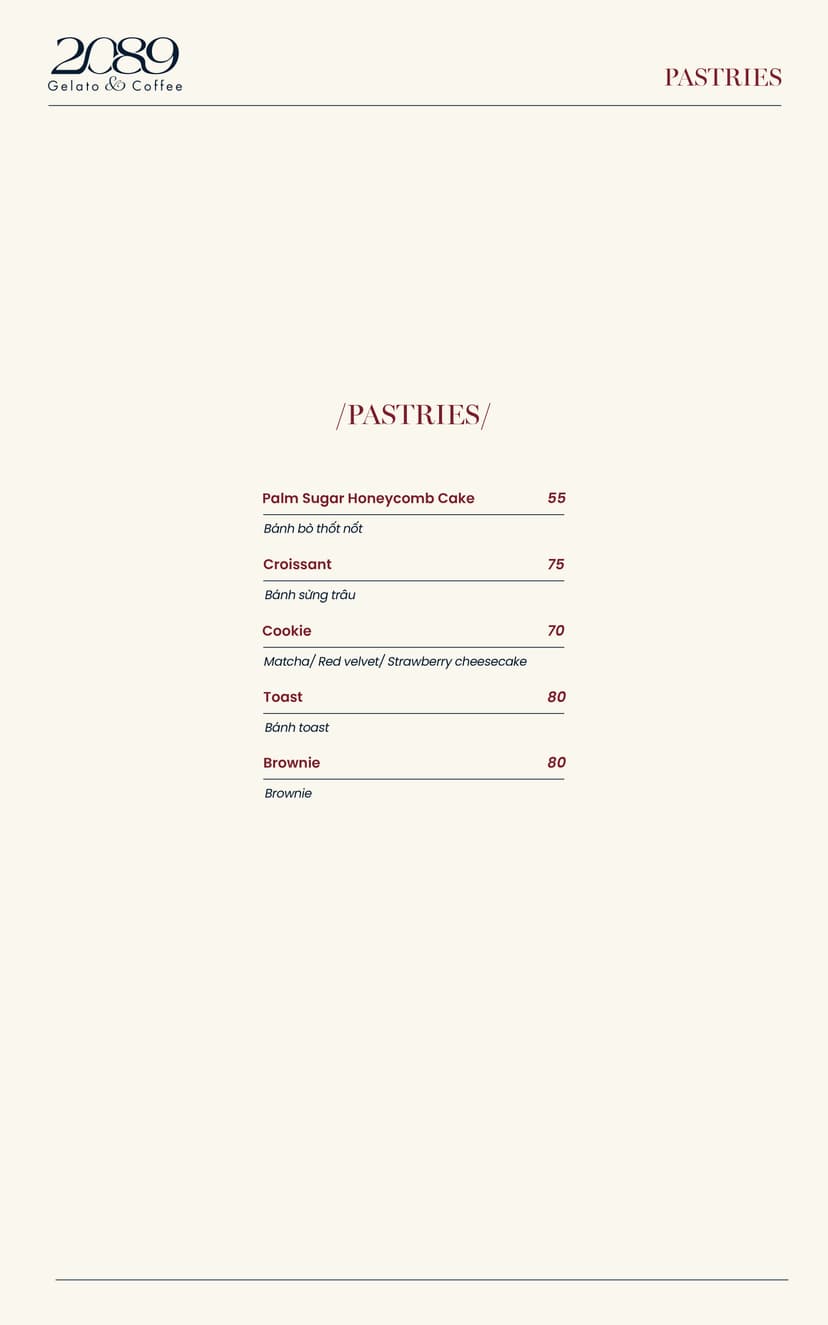 Menu page 8